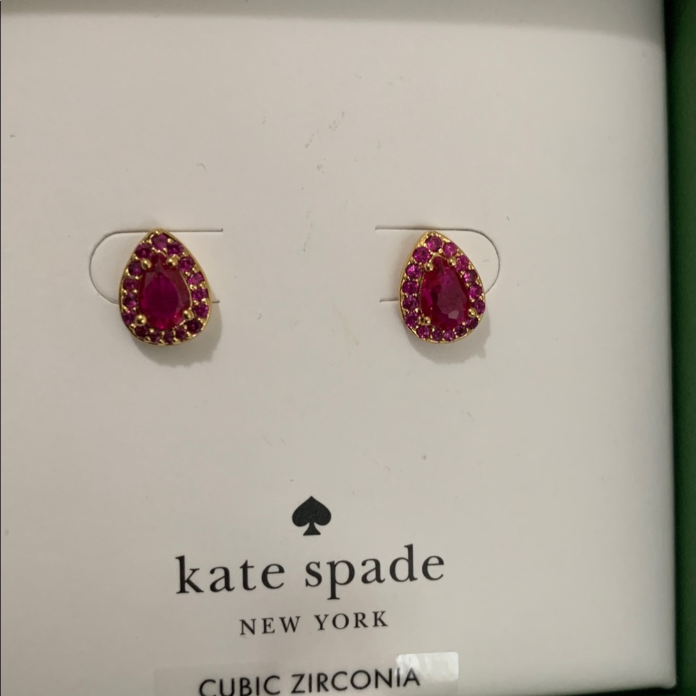 Kate Spade Teardrop Stud Earrings - Picture 4 of 4
